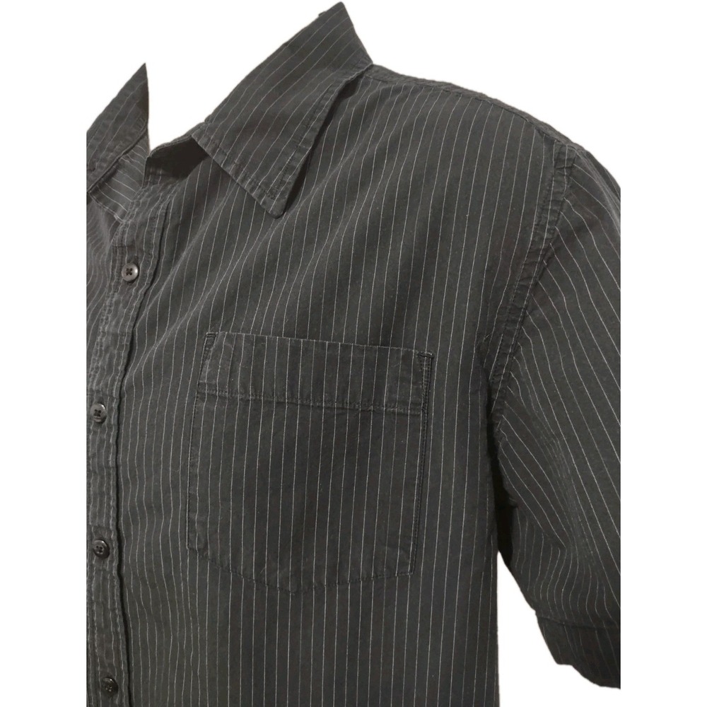 Tony Hawk Shirt Mens Size XL Button Down Short Sleeve Collared Pocket Logo Black - Picture 10 of 14